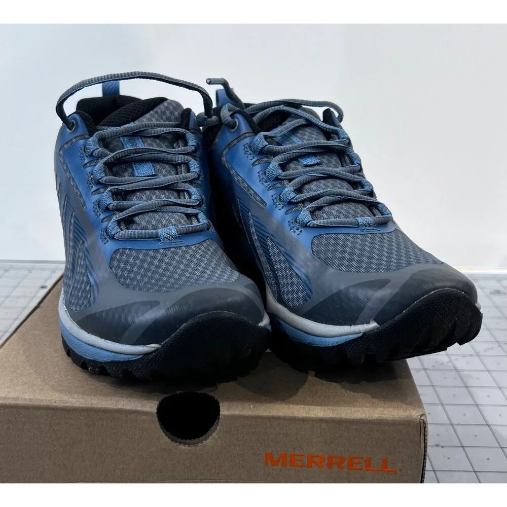 Women's Merrell Siren Edge 3 Hiking Shoes Sz. 8 Rock/Bluestone New - Picture 1 of 7